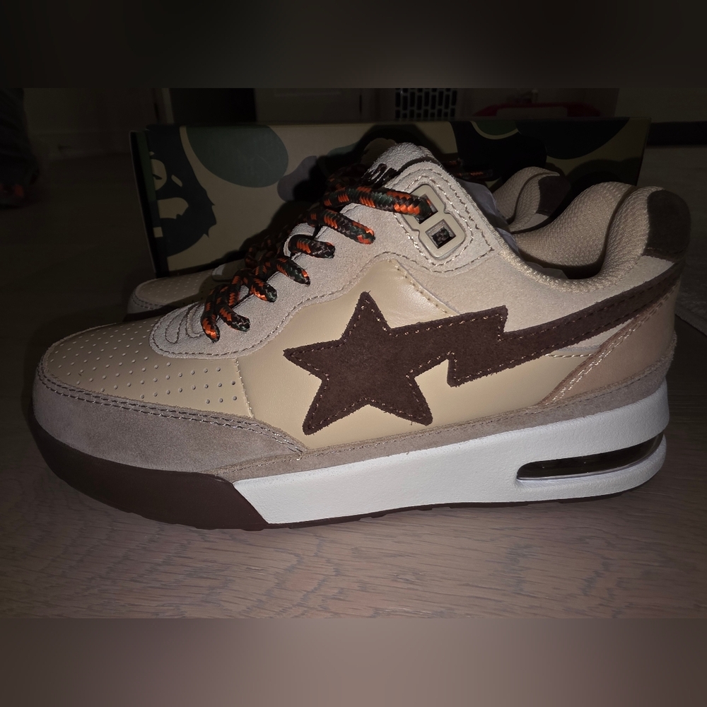 New BAPE A Bathing Ape Star Sneakers Unisex 23 CM US 6.5 / 7 Women
